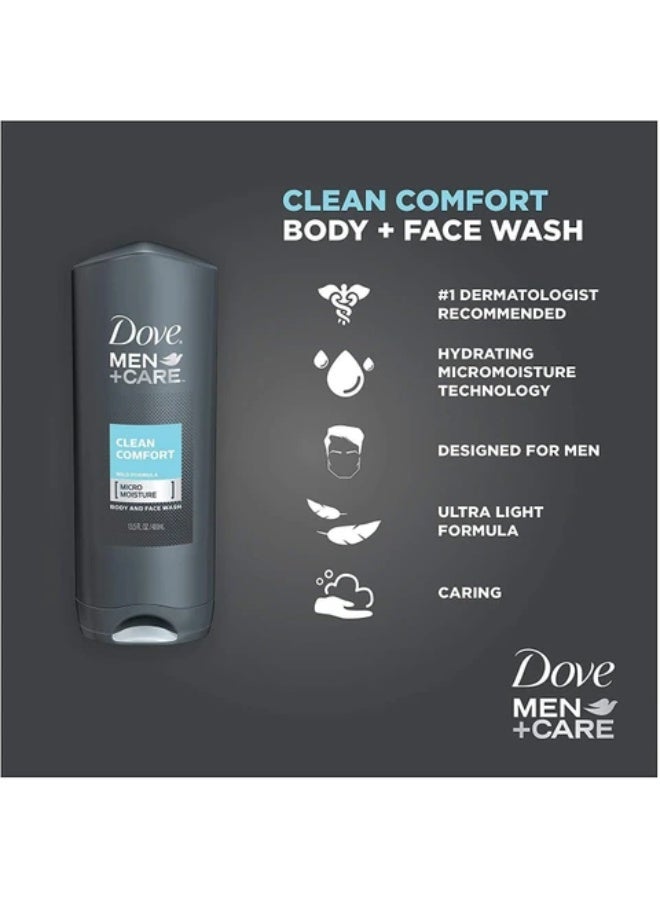 دوف غسول الجسم والوجه دوف مين+كير، نظافة وراحة، 400 مل - Image 2